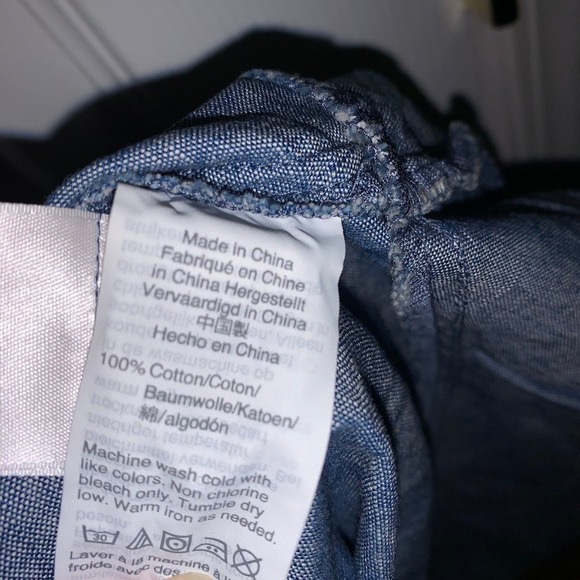 J. Crew Chambray faux-wrap Dress - Picture 5 of 7